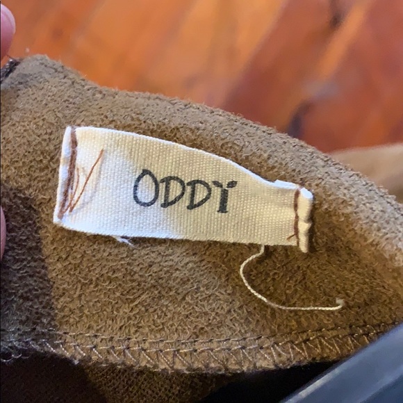 brown and denim skirt - Picture 6 of 6